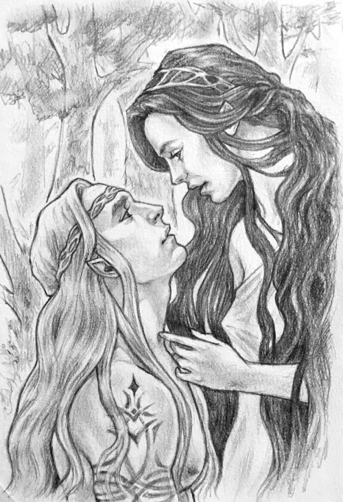 feanoriel: ingvildschageart: Thingol and Melian - Under her spell A little (actually pretty major) i