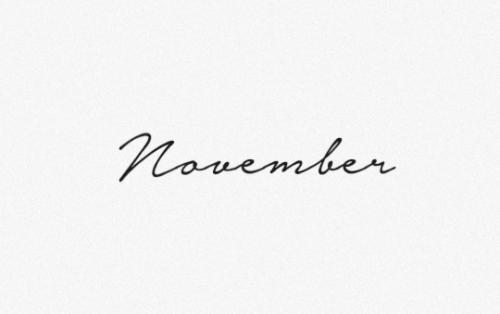 anthenia: Happy November!