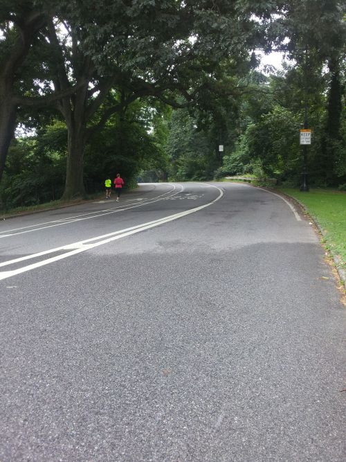 taylerraedube:  Did some park loops in the rain this weekend. Usually Prospect Park is crowded, but 