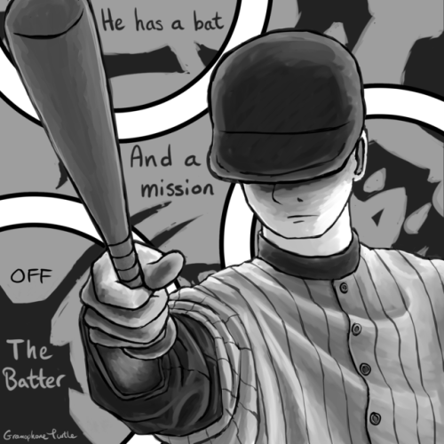 He has a bat and a mission. The Batter, from OFF (game)