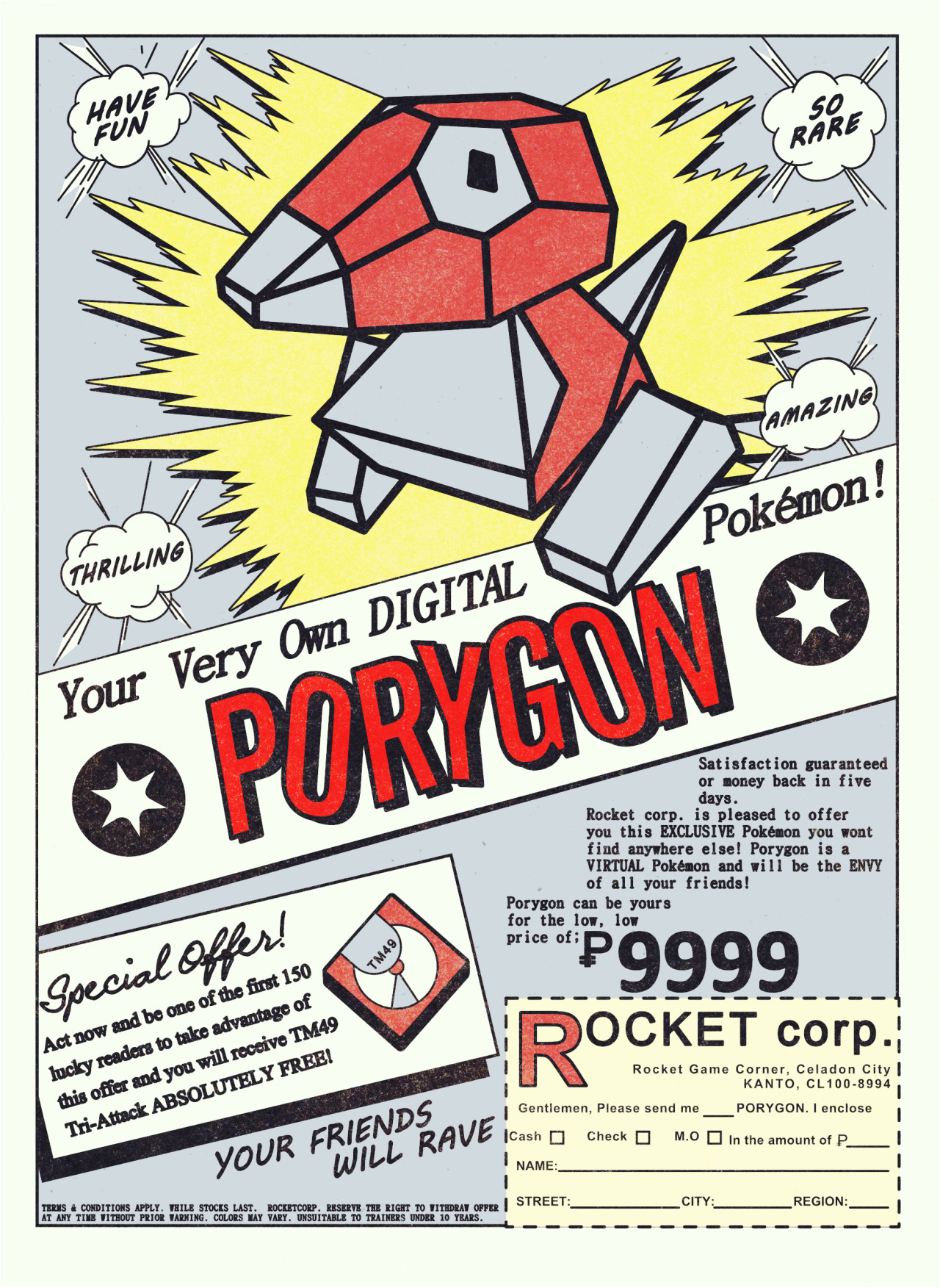 purple-pixel:  I like the idea that Team Rocket mass produced Porygon to be prizes