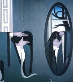 labellefilleart:  The Mirror, Will Barnet