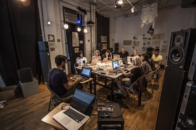 Dark Circuits Festival: [Jun 14/15] Workshop Pure DatrocessorduinoMOS by harvestworks on Flickr.