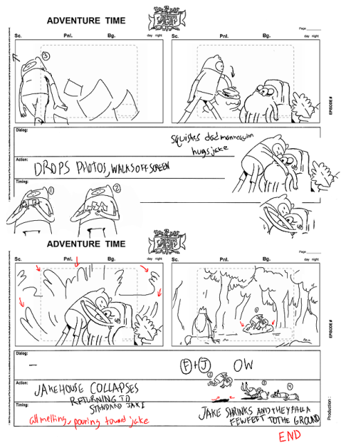 Ive had this sitting around for long enough so!  Here’s the storyboard test I did for adventure time