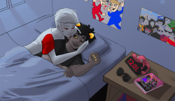 cassandraooc:  I wanted to finish this for Karkat’s bday but I didn’t get it done in time. 3: I might recolor this later when I feel I can do a better job, but I have lots of other projects to work on first. Dave wanted to be the first one to wish