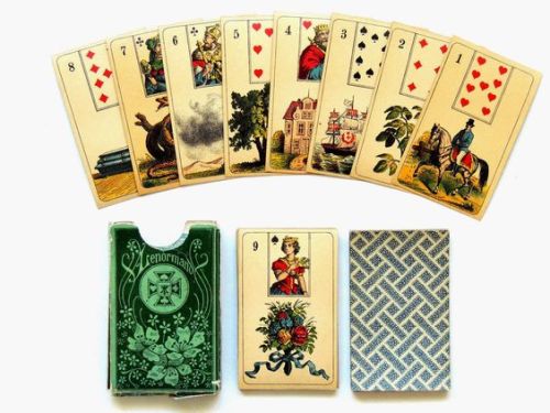 walzerjahrhundert:antique fortune telling cards, 1880s-1890