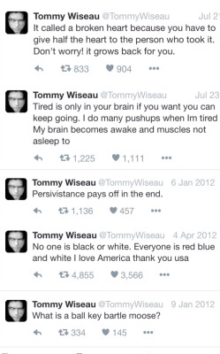 orrelse21:Best of Tommy Wiseau tweets  @trashfirefallon 