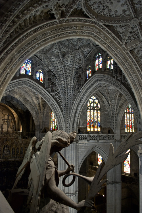 mynocturnality:Seville Cathedral, a Roman Catholic cathedral in Seville, Andalusia, was built to dem