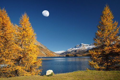 The Rock And The Moon by Philippe Sainte-Laudy on Flickr.