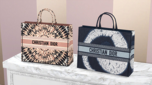 DIOR BOOK TOTE - TIE DYE EDITION DOWNLOAD (Patreon - FREE)*Mesh by me*&mdash;&mdash;&mdash;&mdash;&m