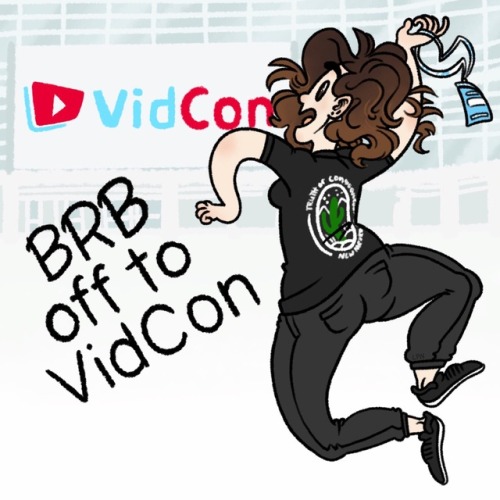 Somehow I was lucky enough to get a pass to VidCon for tomorrow (thank you job.) IM SO FREEKING EXCI