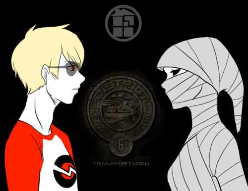 District 6 Tributes: Boy: Dave Strider Girl: Peregrine Mendicant