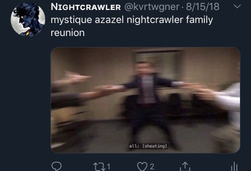 Hi So I Have A Nightcrawler Rp Account On Twitter (yeah Ok Get Ur Laughs In Idc) But Mostly I Just Shitpost
