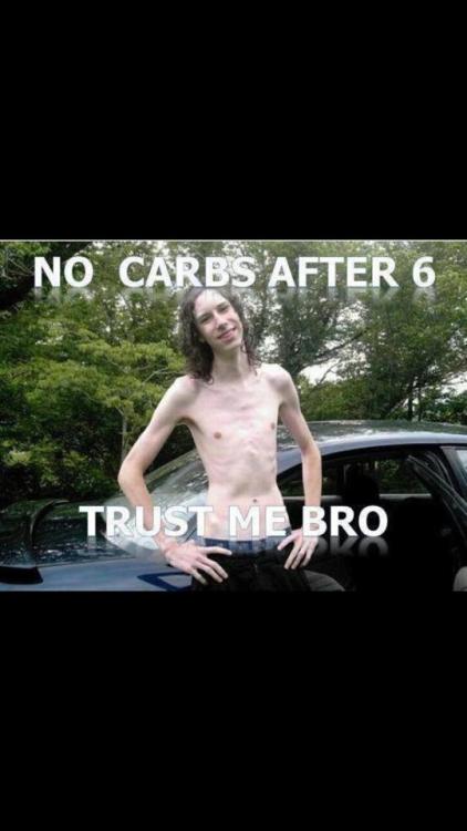 No carbs after 6 lol