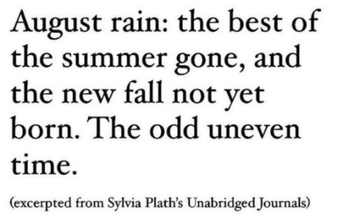 On August And The End Of All Things