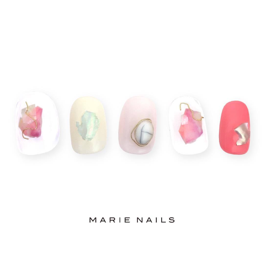 marienailsworld:#マリーネイルズ #marienails #ネイルデザイン #ネイル