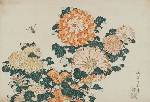 irycente:Katsushika Hokusai (some flowers)1760 - 1849Japanese painter 