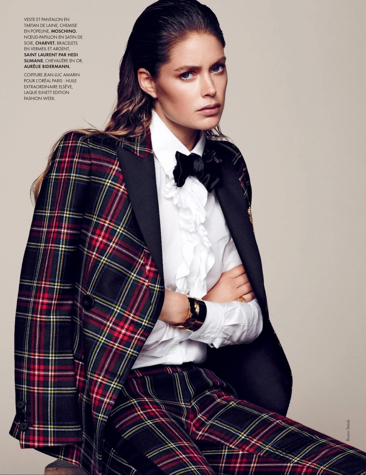 Black stewart tartan