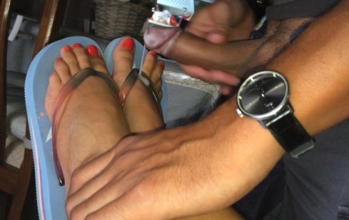 thespanishcouple: marcovermars.tumblr.com     asked:“Would love to see more foot fetish pics in flip