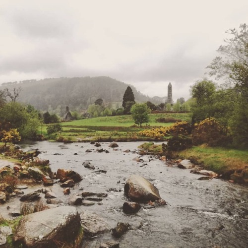 I could use a little bit of fresh air in this damn heat #ireland #glendalough #countryside #irishcou