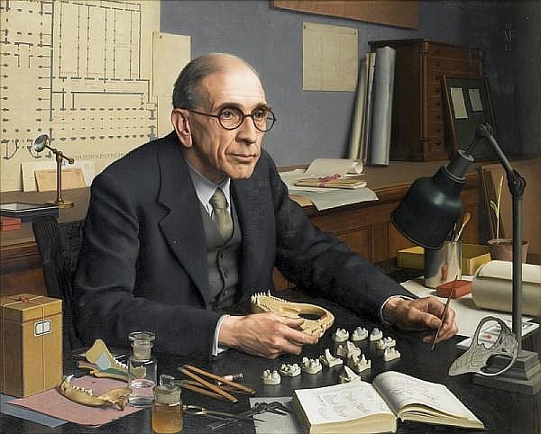 Meredith Frampton (British, 1894-1984), Dr. Clive Forster-Cooper, F.R.S., 1945. Oil