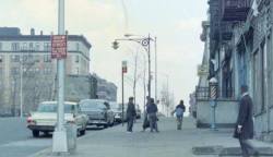 Amsterdam Avenue facing North to 138th Street, mid 1960s. DIRTY OLD NY