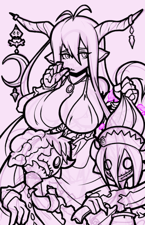 Porn photo bizarrejuju:  Danua and Cagliostro doodles