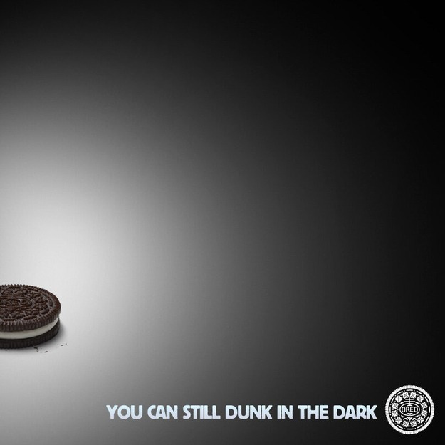 attentionindustry:
“So, the future of advertising happened during the Super Bowl. You were probably too busy watching incredibly extensive TV spots and/or making black out jokes to notice. But Oreo showed us why social media is still interesting;...