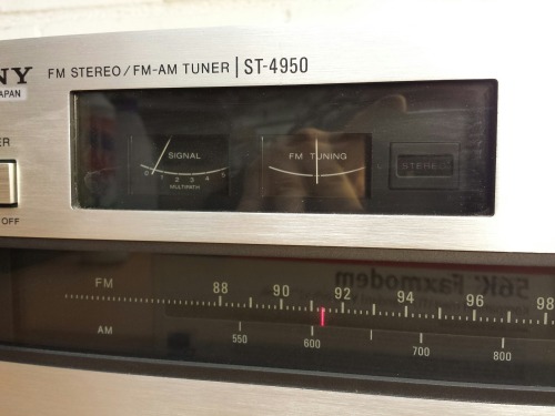 Sony ST-4950 FM Stereo / FM-AM Tuner, 1975