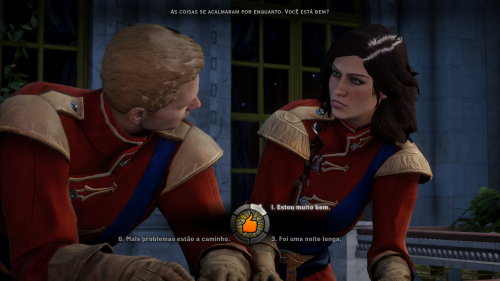 Izabella Trevelyan & Cullen Rutherford at the Winter Palace. 