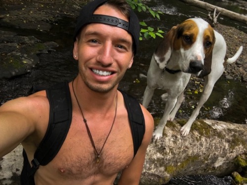 Gunter and I climbing over trees above Wolf Creek Follow our Instagram! IG: Sebastians.northwest