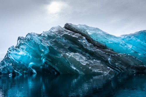 itscolossal:Underside of a flipped iceberg by Alex Cornell