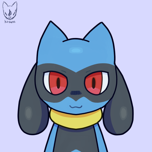  A friend of mine was using a really old Riolu drawing of mine on Discord, so I decided to make a be