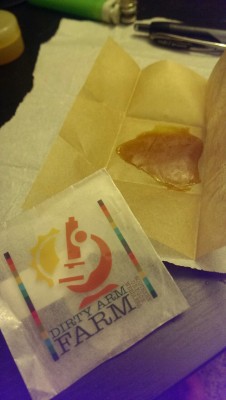 dabman-and-globin:  It’s back! Dirty Arm Green Crack Sap. I’m soooooo stoked. My lungs are going to appreciate this. the terps in this stuff are insane! dabkin