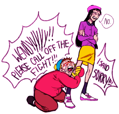 orangejuicex3-mieoi: Wendy vs Cartman LMAOO honestly funniest episode i wubbed it so much and lowkey