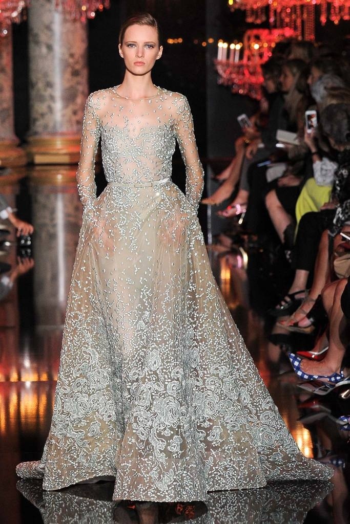 aiwonderland:  There’s only one way to describe the Ellie Saab show: breathtakingly
