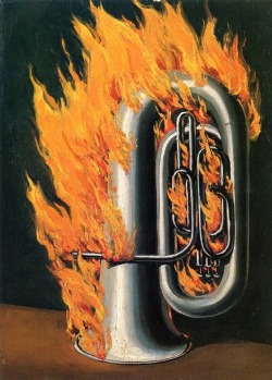 lonequixote:  The Discovery of Fire by Rene Magritte (via @lonequixote) 