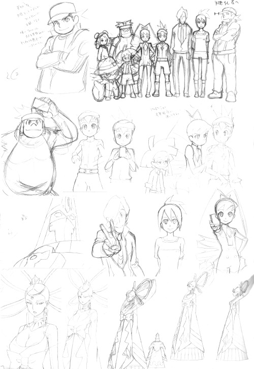 Megaman Production Art Scan(s) of the Day #369:Shingo Adachi’s Anime Intro Production Art SketchesNo