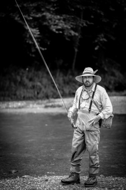 Tim, whom I spotted fly fishing in Buffalo Valley, TN on the Caney Fork River. Happiest time of your life? “That’s kinda hard to pin down just one happiest time, you know. Had a lot of happy times. Being outside…hunting, fishing, hiking. I like doing...