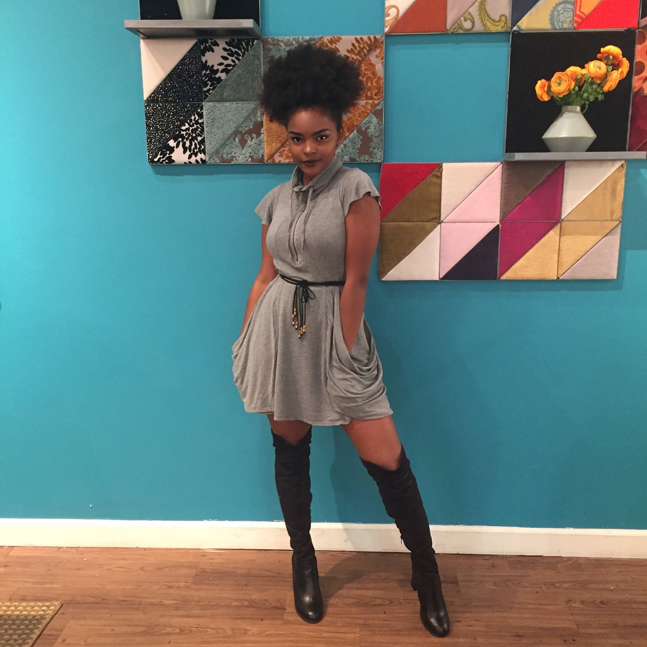 dollsofbeauty:  iamhannalashay:  DAMN HANNA BACK AT IT AGAIN WITH THE THIGH HIGH