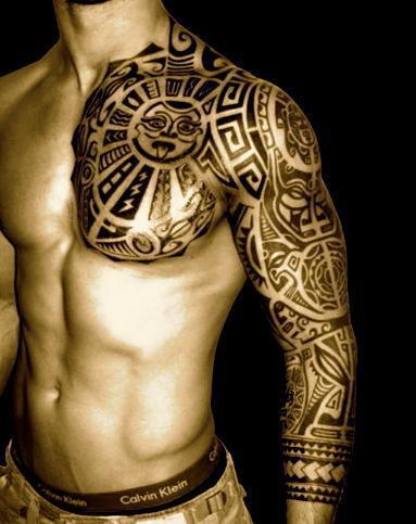 Maori tribal tattoo designs for men