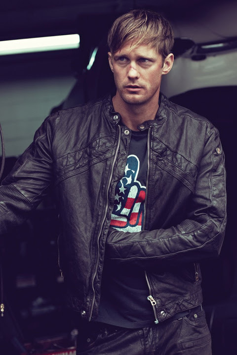 gasstation:  Alexander Skarsgard - M Magazine photographed by Matthew Brookes, Summer