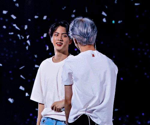 JIN HUGS JIN HUGS! For @jinstronaut