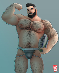 doctor-anfelo:  Rugby bear