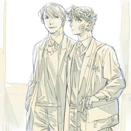 howishughdancyevenpossible:  color-division:  nnarinn:Teen!Hannigram Sweet Tangerine did a translation of the first comic! Thank you so much Thangerine!The second one is what I’ve recently done with this AU. Thought it’d be nice to just add it on