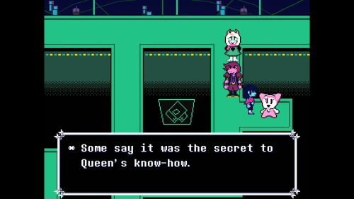 Queen Tries To Dismiss The Idea And Play It Off As A Joke But… She And Berdly Are CONSTANTLY Set As