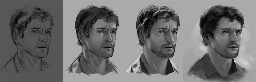 A study of Hugh Dancy in Hannibal, I wanted to keep my values mostly under control for this one, usi