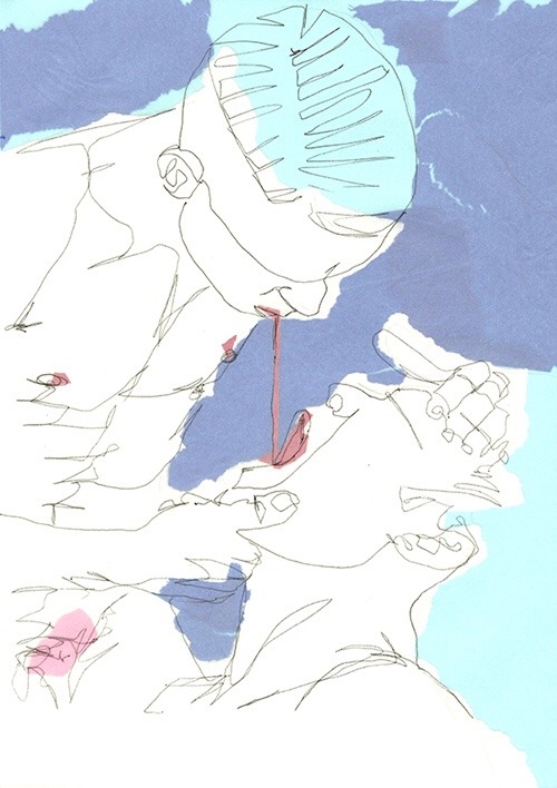 ovter:  Leo Rydell Jost - Colored Dudes #35, 2014 