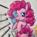 sugar-ghoulz:Pinkie Pie!! 💗I had so much fun drawing her! School has been very