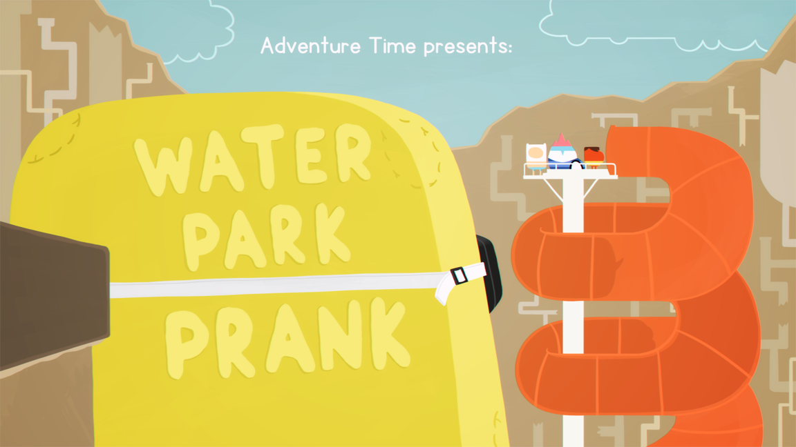 Water Park Prank - title carddesigned by David Fergusonpremieres Thursday, May 21st at